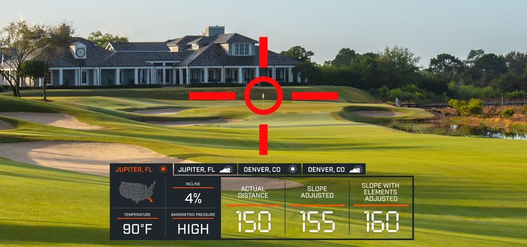 Bushnell Pro XE Golf Rangefinder Compensation