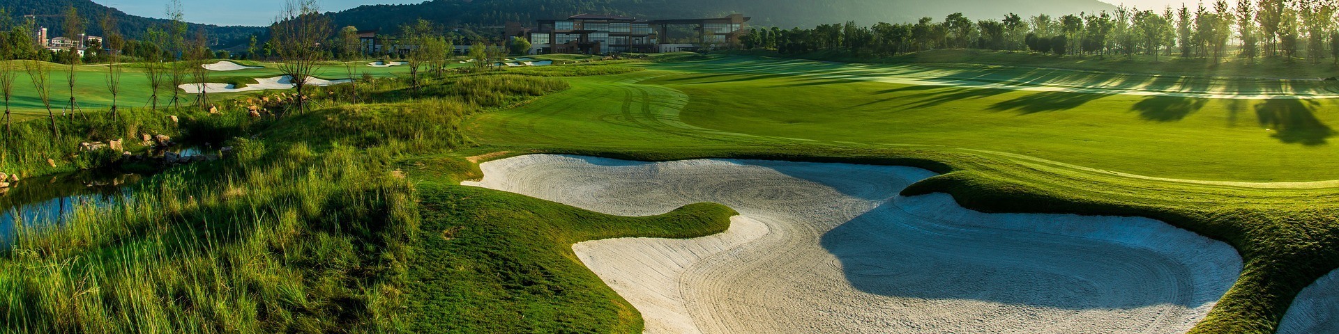 Golf Course with Sand Trap